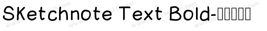 Sketchnote Text Bold字体转换
